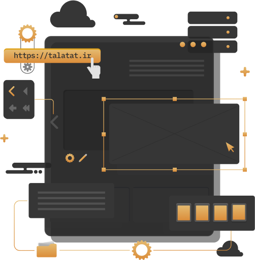تصویر نشان دهنده توسعه اجزای یک نرمافزار